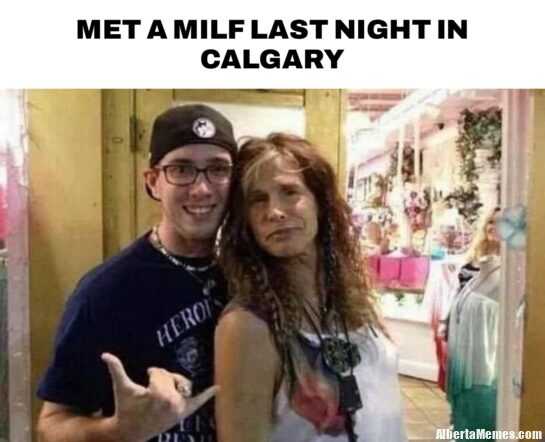 Milf in Calgary meme