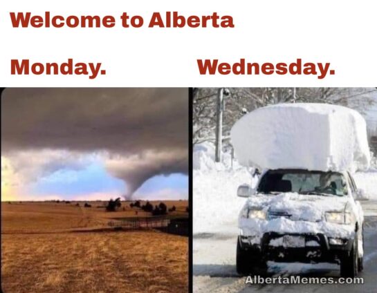 Alberta weather meme