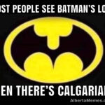 Batman vs Calgary meme