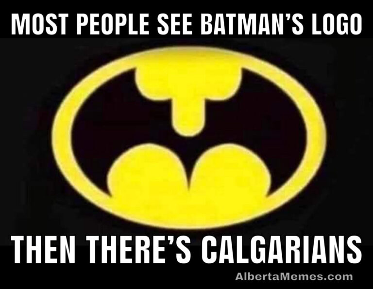 Batman vs Calgary meme
