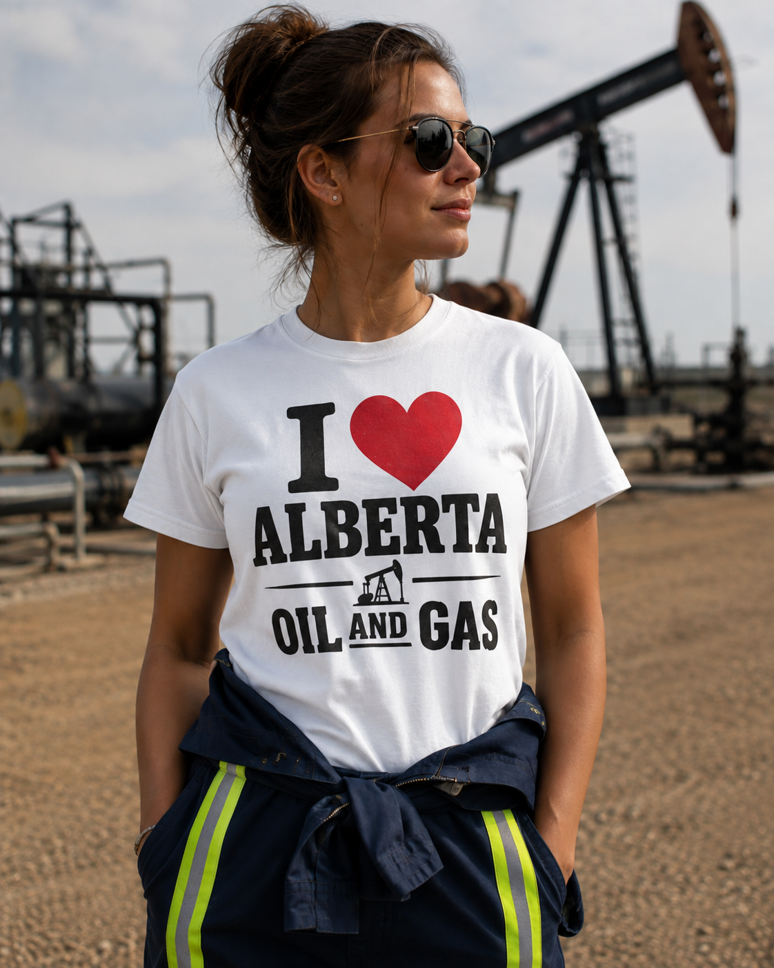 I Love Alberta Oil and Gas Shirt – Alberta Oilfield T-Shirt 2 I Love Alberta Oil and Gas Shirt – Alberta Oilfield T-Shirt